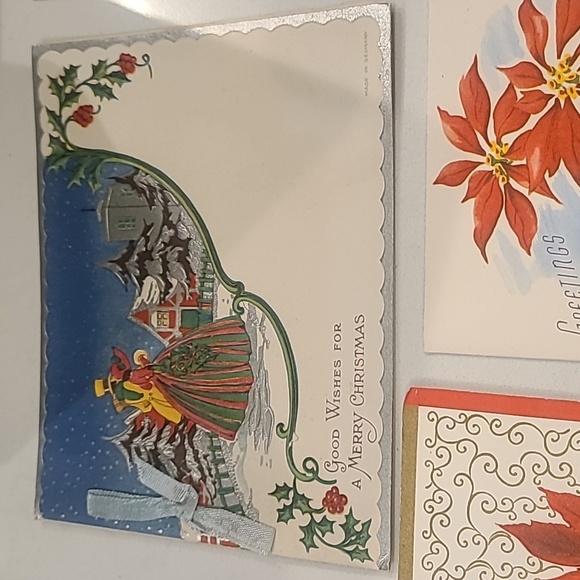 New. NEVER USED Vintage Christmas Cards - Picture 2 of 6